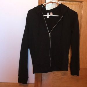 Classic Black Zip-up Hoodie